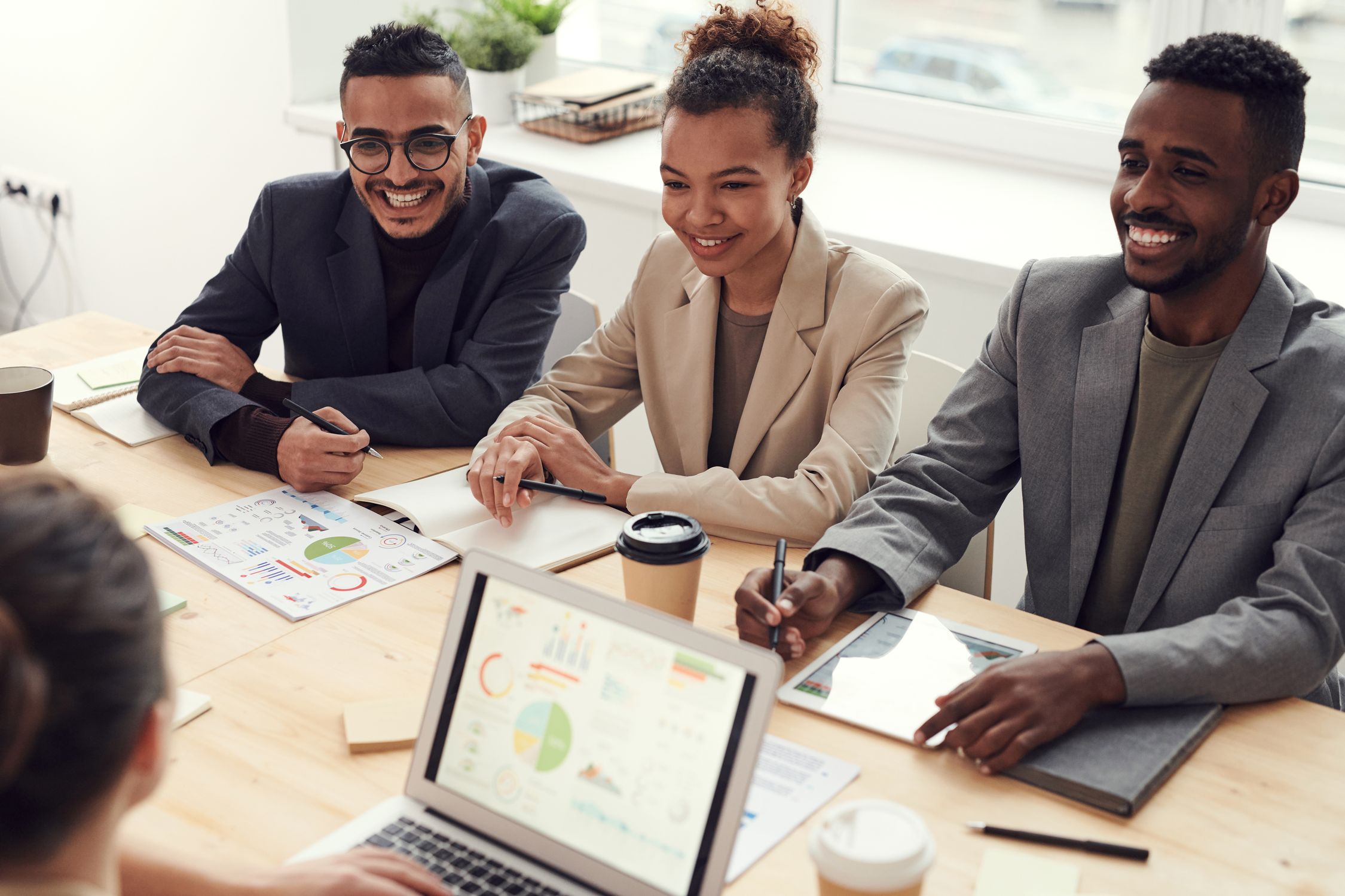 Startup team using Hostease business email for efficient collaboration
